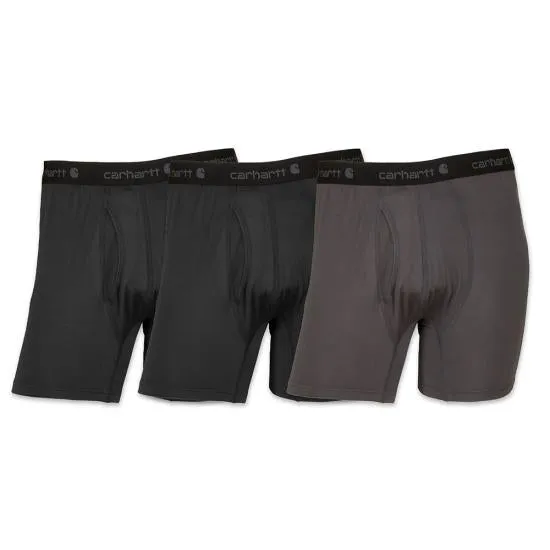 Carhartt Men's Stretch Synthetic Blend 5" Boxer Brief 3-Pack sold by Work World
