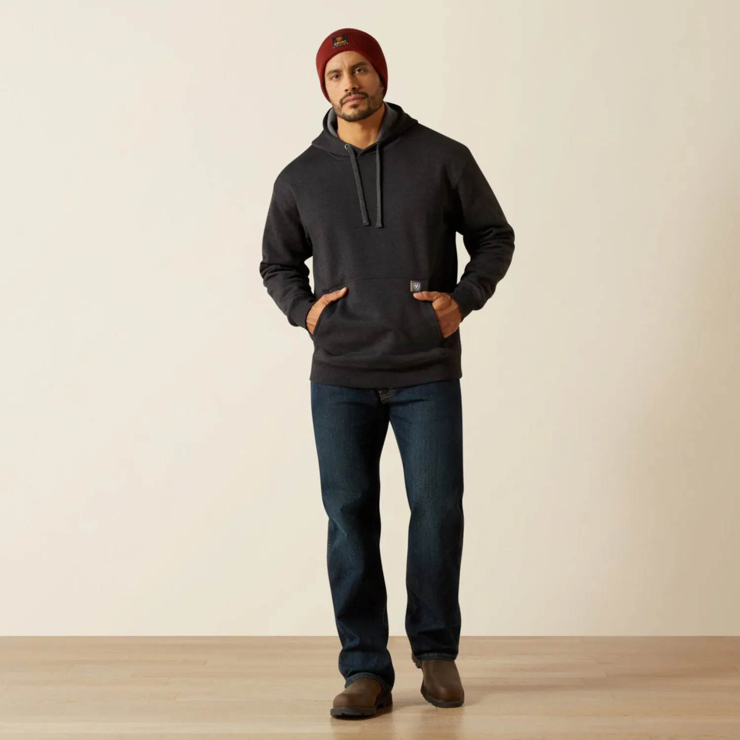 Ariat Men's Rebar Workman Bolt Graphic Hoodie sold by Work World product image thumbnail 5