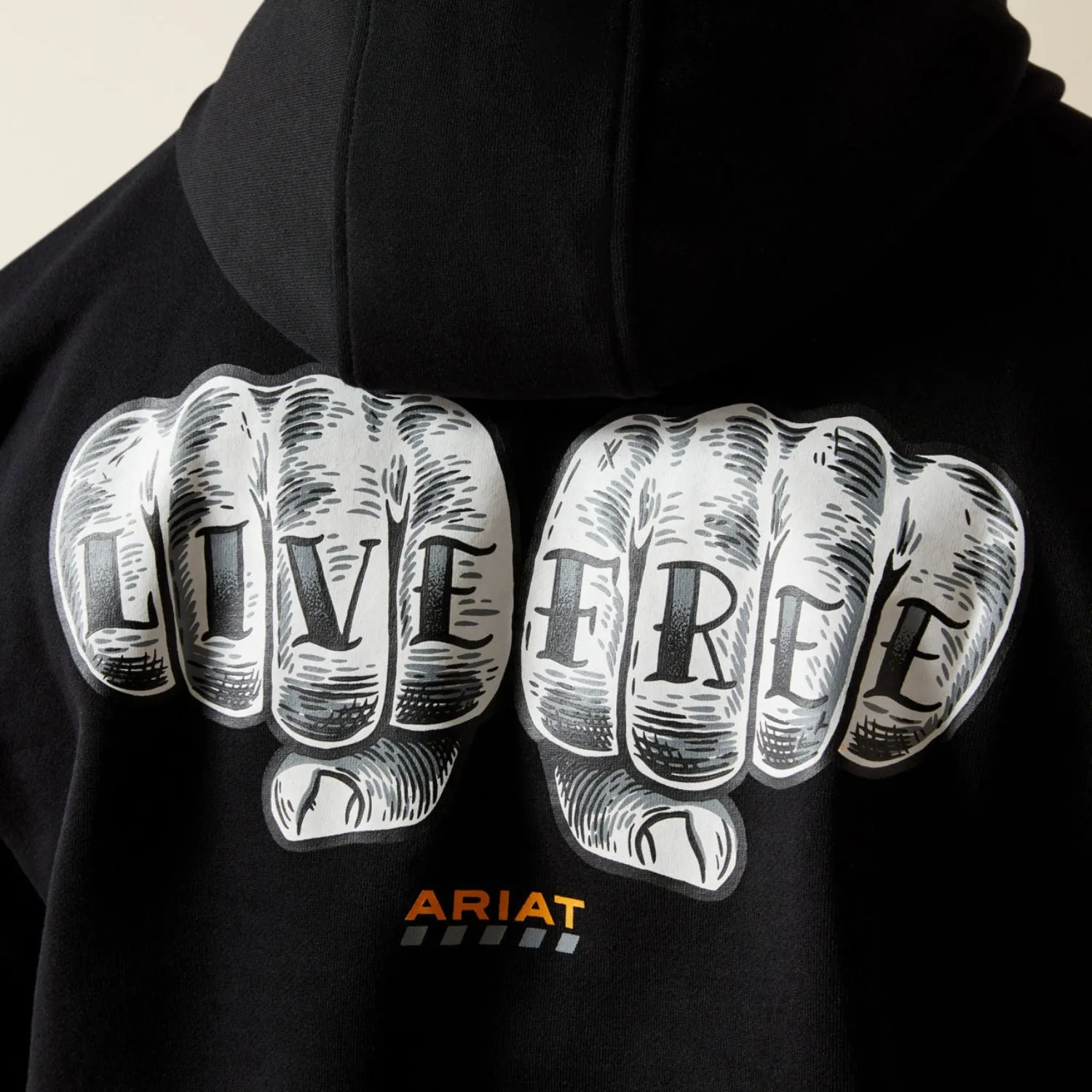 Ariat Men's Rebar Workman Bare Knuckle Hoodie sold by Work World product image thumbnail 5