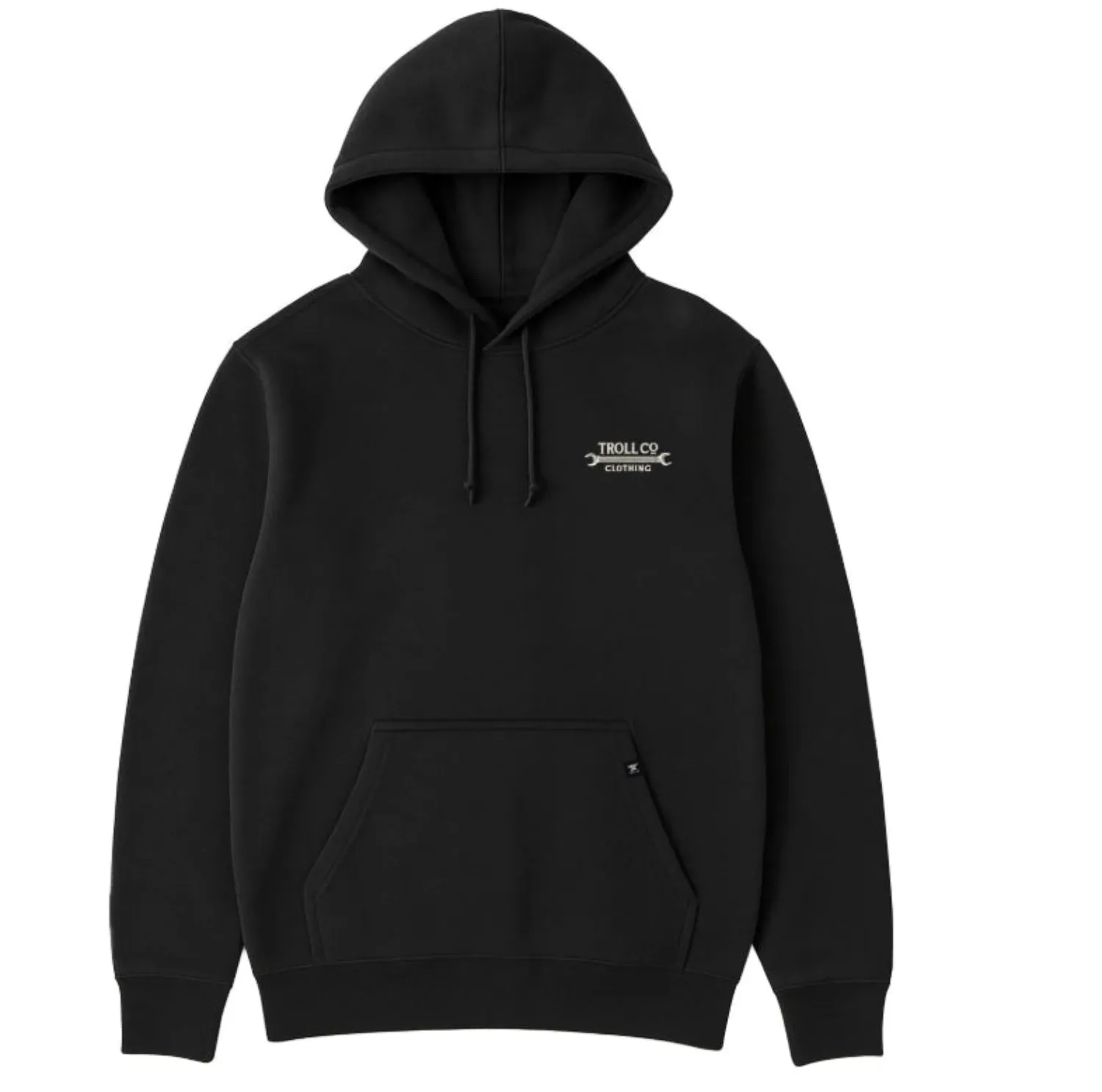 Troll Co. Men's "Dirty Hands Clean Money" Wing Spanner Graphic Hoodie sold by Work World product image thumbnail 2