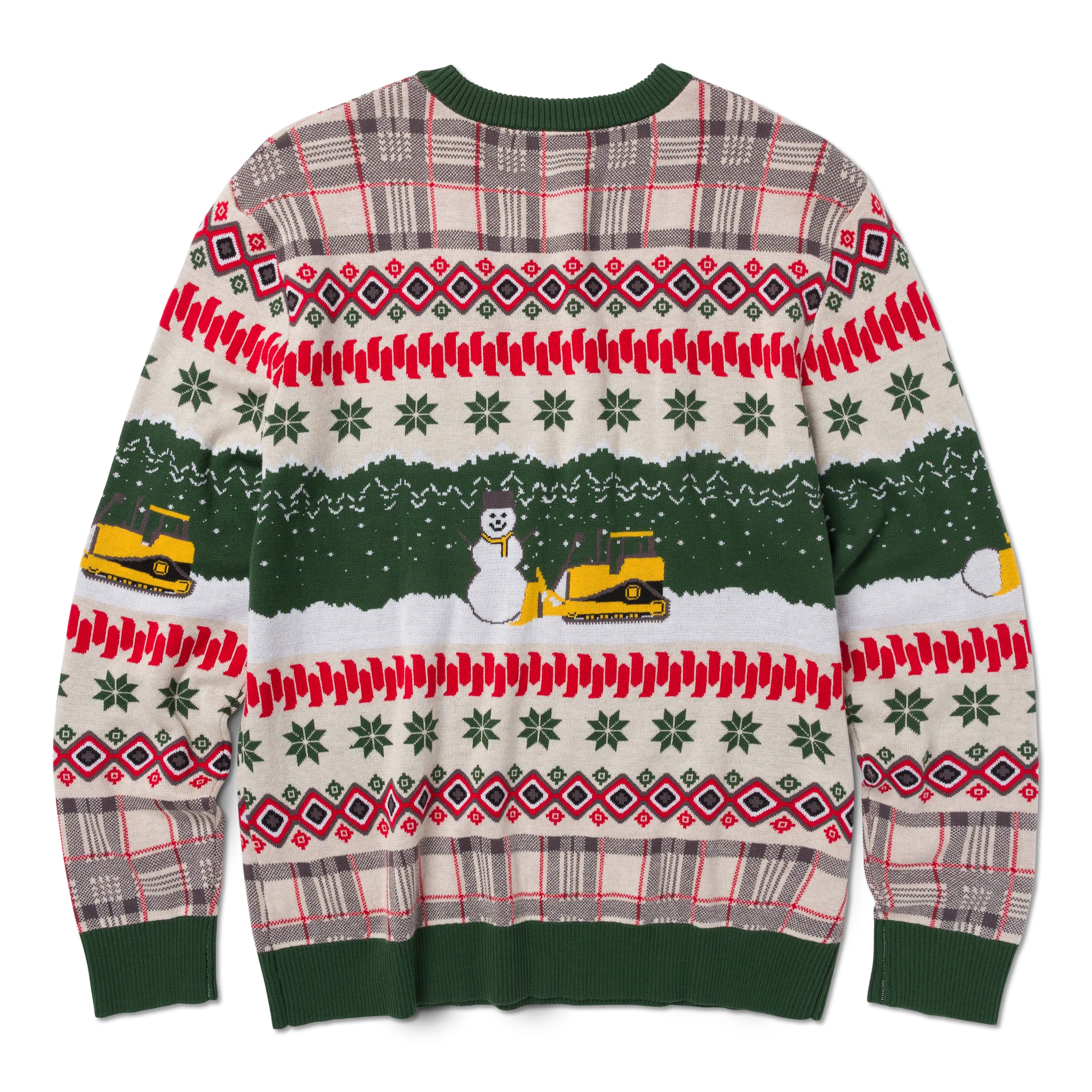CAT Snowdozer Graphic Christmas Sweater sold by Work World product image thumbnail 5