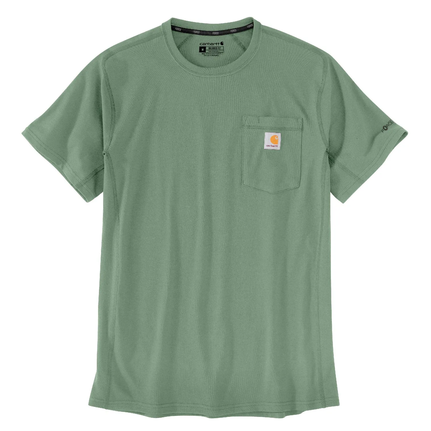 Carhartt Men's Force® Relaxed Fit Midweight Short Sleeve Pocket Tee sold by Work World product image thumbnail 4