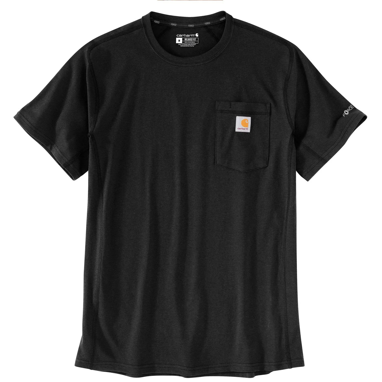 Carhartt Men's Force® Relaxed Fit Midweight Short Sleeve Pocket Tee sold by Work World product image thumbnail 2