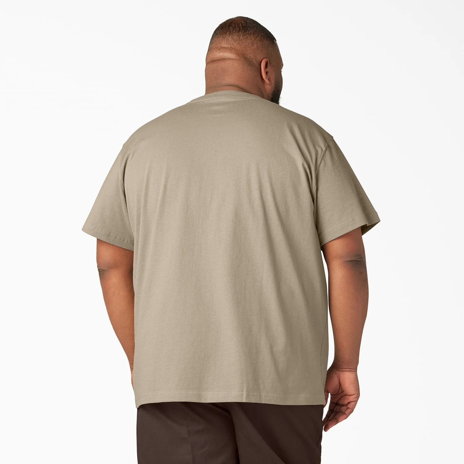Dickies Men's Heavyweight Short Sleeve Pocket T-Shirt_Desert Sand sold by Work World product image thumbnail 5