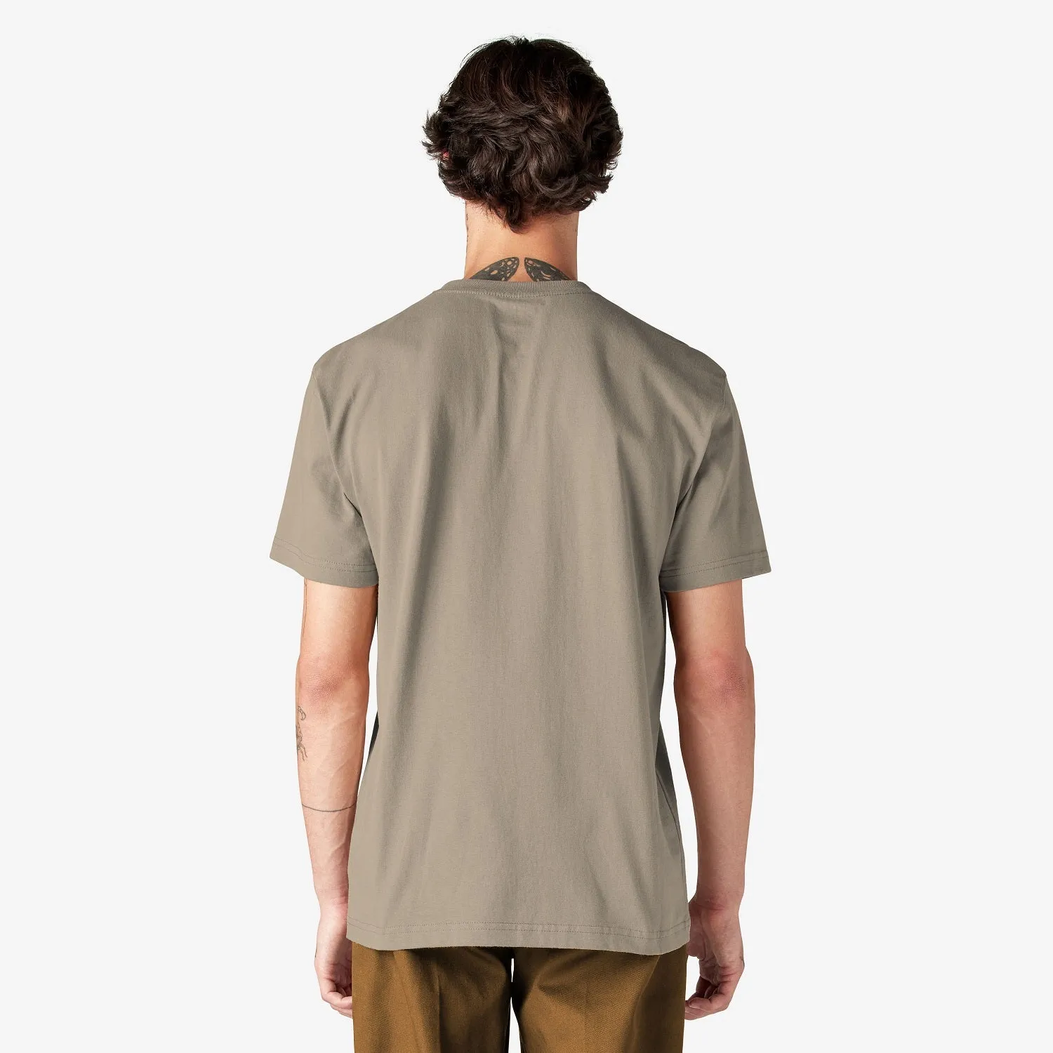 Dickies Men's Heavyweight Short Sleeve Pocket T-Shirt_Desert Sand sold by Work World product image thumbnail 3