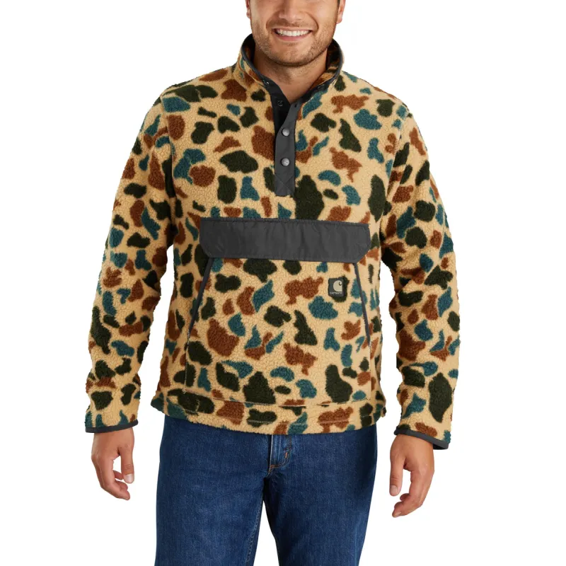 Carhartt Men's Relaxed Fit Snap Front Fleece Pullover sold by Work World
