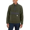 Carhartt Men's Relaxed Fit Snap Front Fleece Pullover sold by Work World