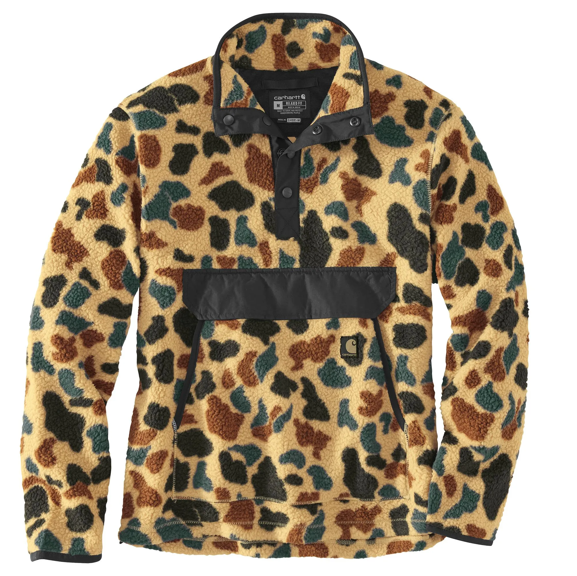 Carhartt Men's Relaxed Fit Snap Front Fleece Pullover sold by Work World product image thumbnail 2