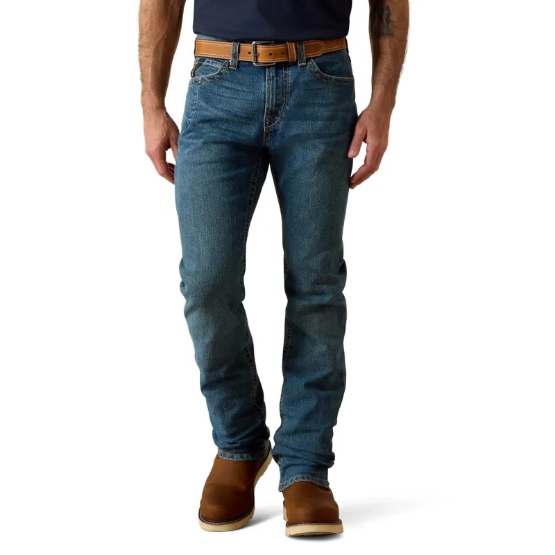 Ariat Men's Rebar M7 DuraStretch Edge Stackable Straight Leg Jean made by Work World
