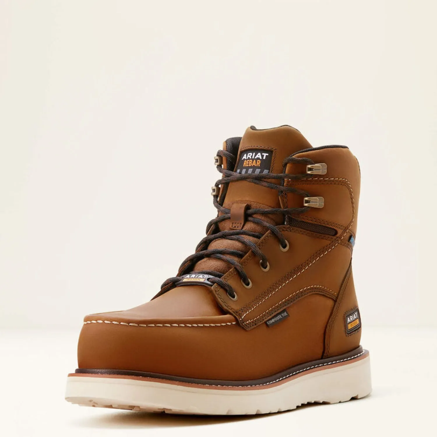 Ariat Men's Rebar Wedge 6" Waterproof Composite Toe Work Boot sold by Work World product image thumbnail 2
