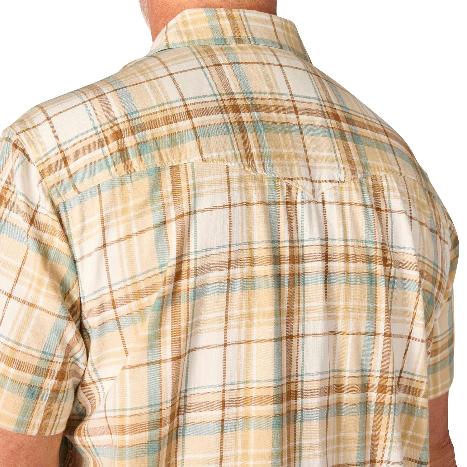Carhartt Men's Montana Bozeman Relaxed Short Sleeve Plaid Shirt sold by Work World product image thumbnail 3