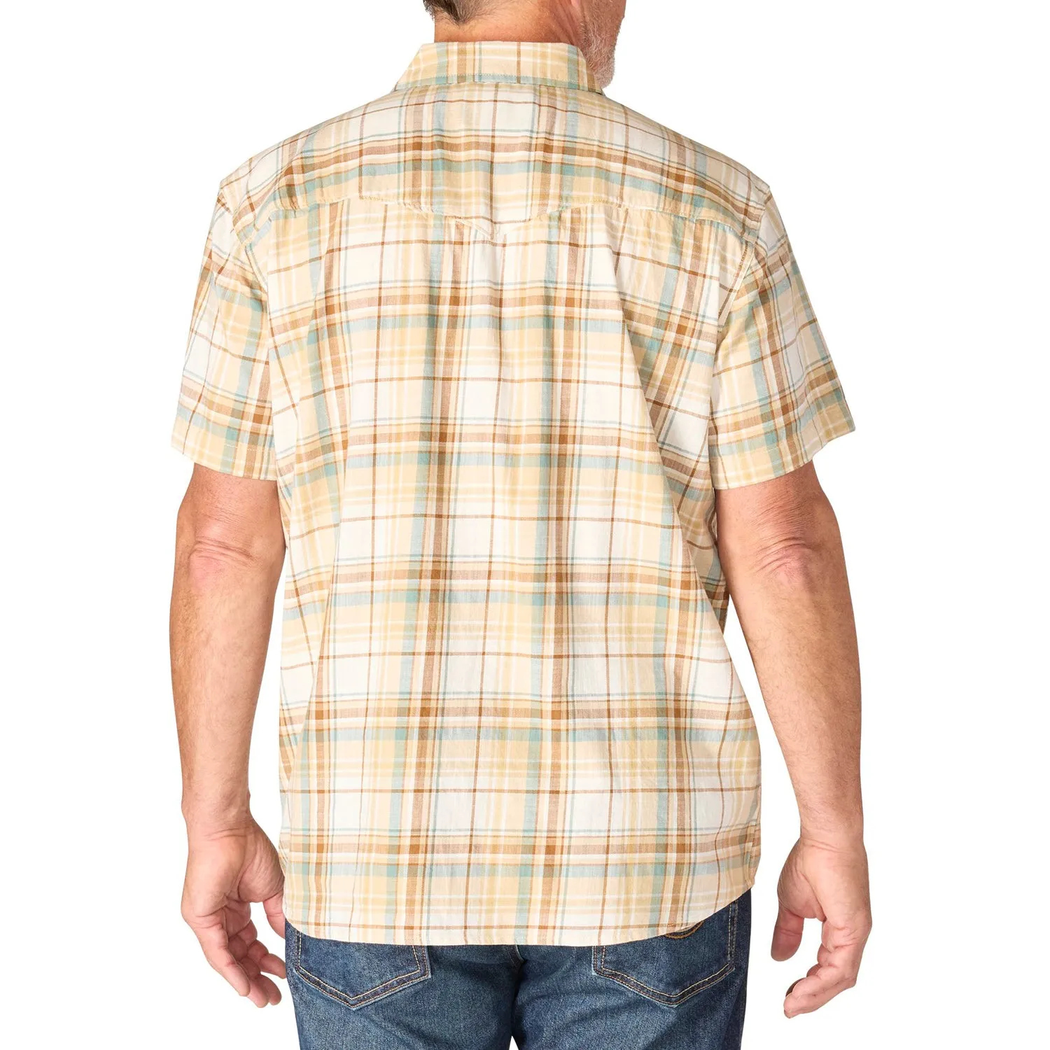 Carhartt Men's Montana Bozeman Relaxed Short Sleeve Plaid Shirt sold by Work World product image thumbnail 2
