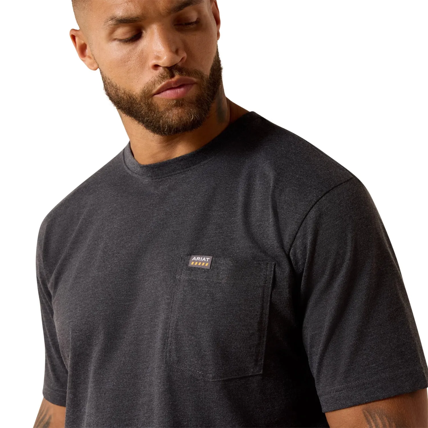 Ariat Men's Rebar Cotton Strong Skull Graphic Short Sleeve Tee sold by Work World product image thumbnail 2