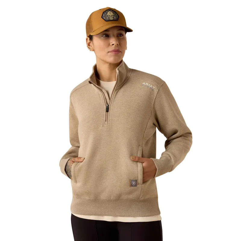 Ariat Women's Rebar Lightweight Mock 1/2 Zip Sweatshirt sold by Work World