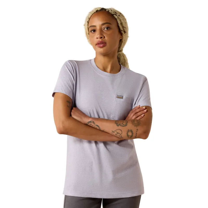 Ariat Women's Rebar Cotton Strong Space Dyed T-Shirt made by Ariat