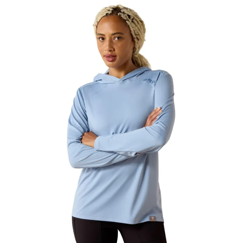 Ariat Women's Rebar Sunblocker Hooded Long Sleeve T-Shirt made by Ariat