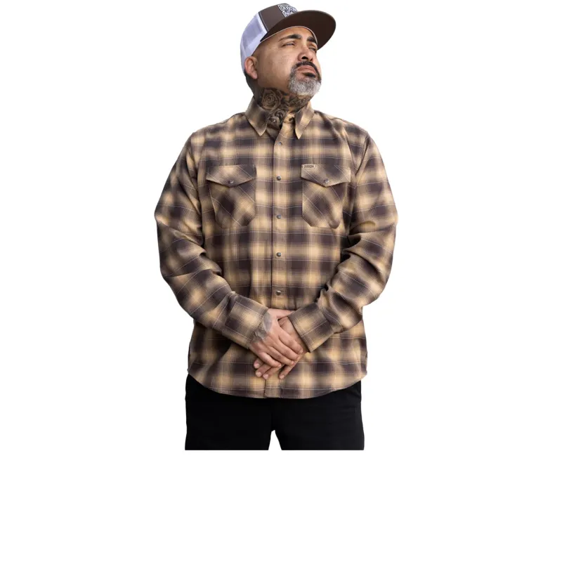 Dixxon Flannel Co. Men's Sidewinder Snap-Up Long Sleeve Flannel Shirt made by Dixxon