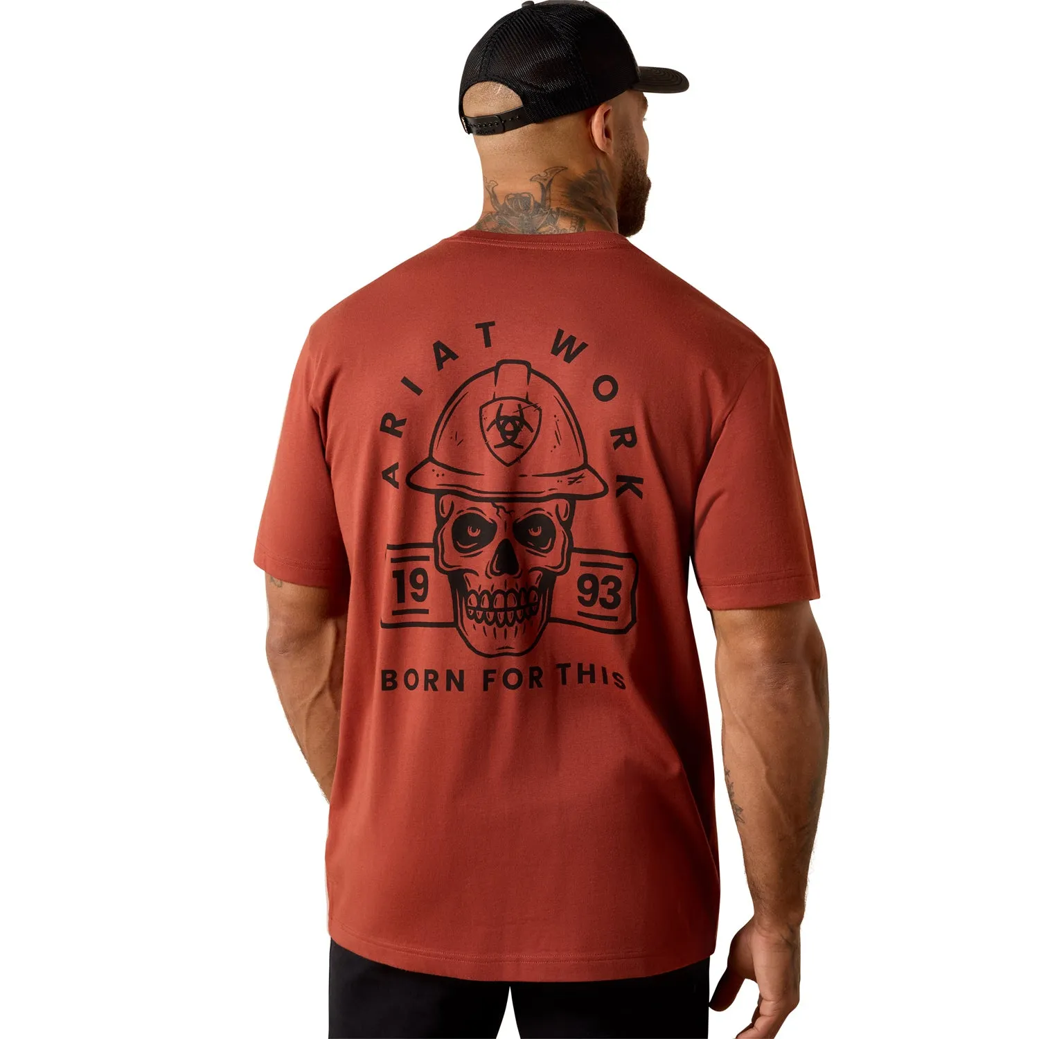 Ariat Men's Rebar Cotton Strong Hardhead T-Shirt sold by Work World product image thumbnail 2