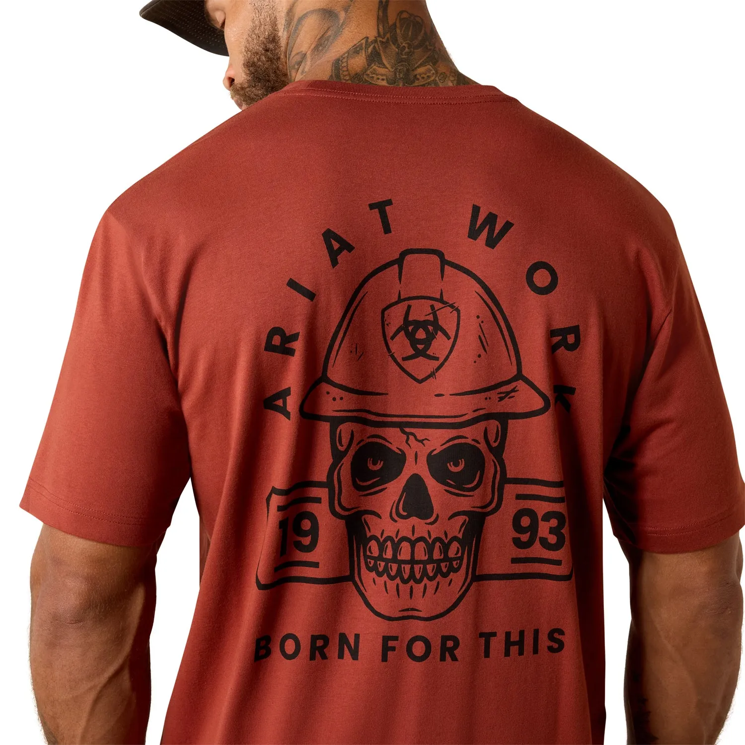 Ariat Men's Rebar Cotton Strong Hardhead T-Shirt sold by Work World product image thumbnail 3