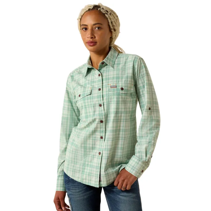 Ariat Women's Rebar Made Tough DuraStretch Work Shirt made by Ariat