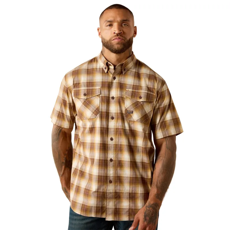 Ariat Men's Reba DuraStretch Short Sleeve Work Shirt sold by Work World