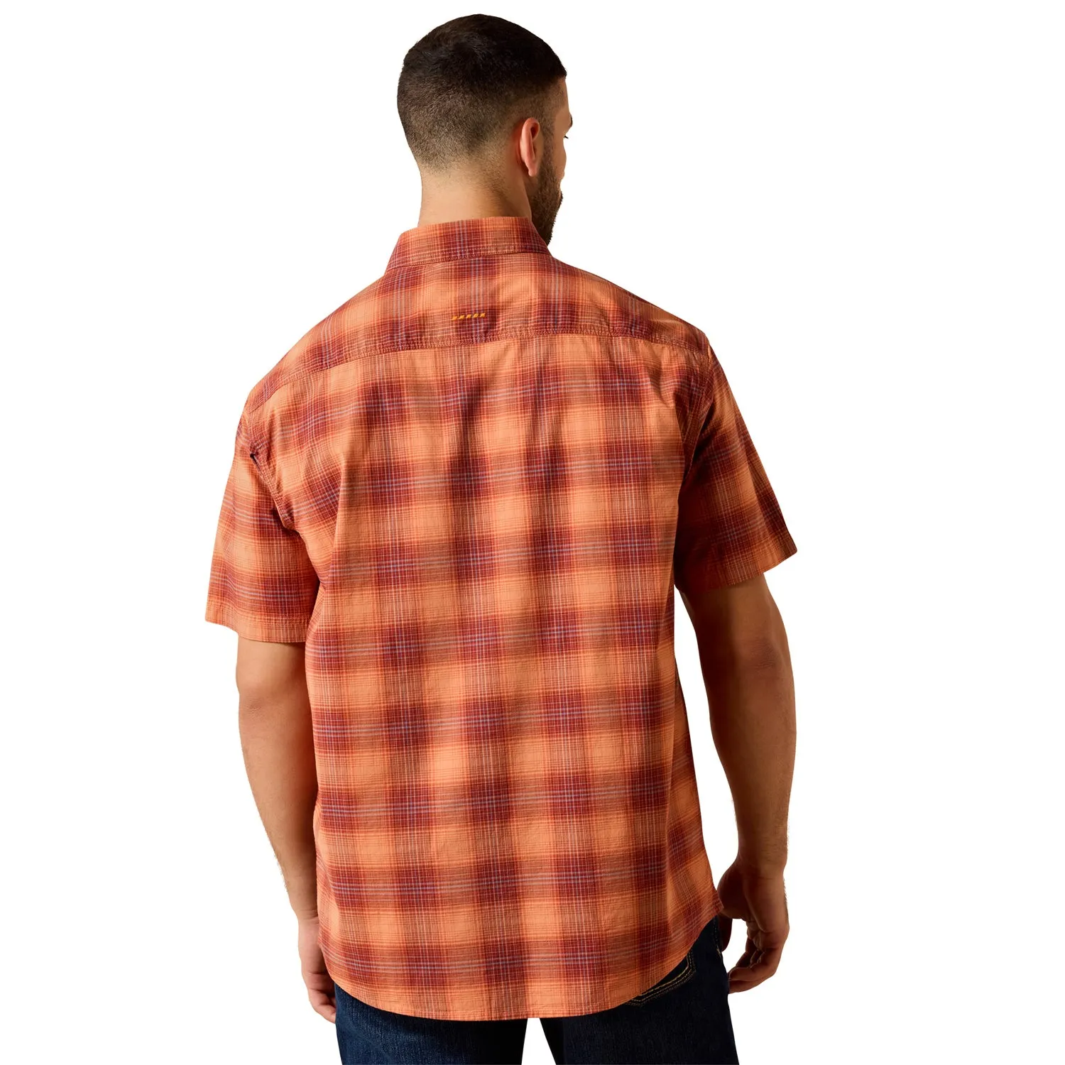 Ariat Men's Rebar DuraStretch Short Sleeve Work Shirt sold by Work World product image thumbnail 2