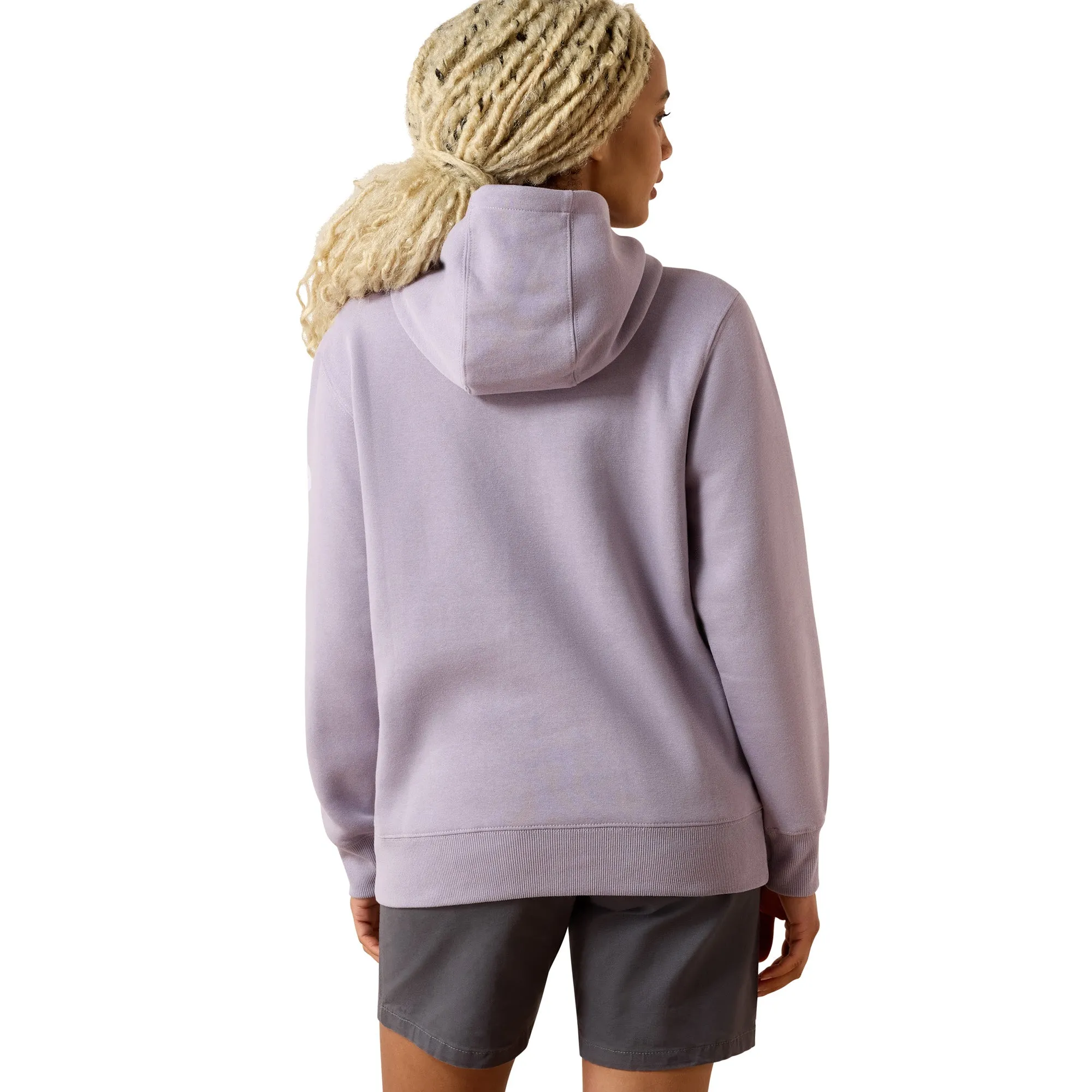 Ariat Women's Rebar Lightweight Logo 1/2 Zip Hoodie sold by Work World product image thumbnail 2
