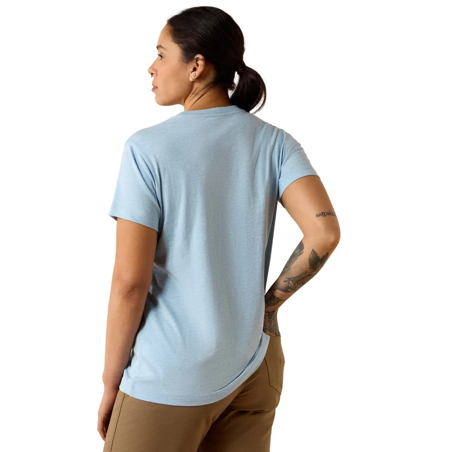 Ariat Women's Rebar CottonStrong™ Space Dye Short Sleeve T-Shirts sold by Work World product image thumbnail 2