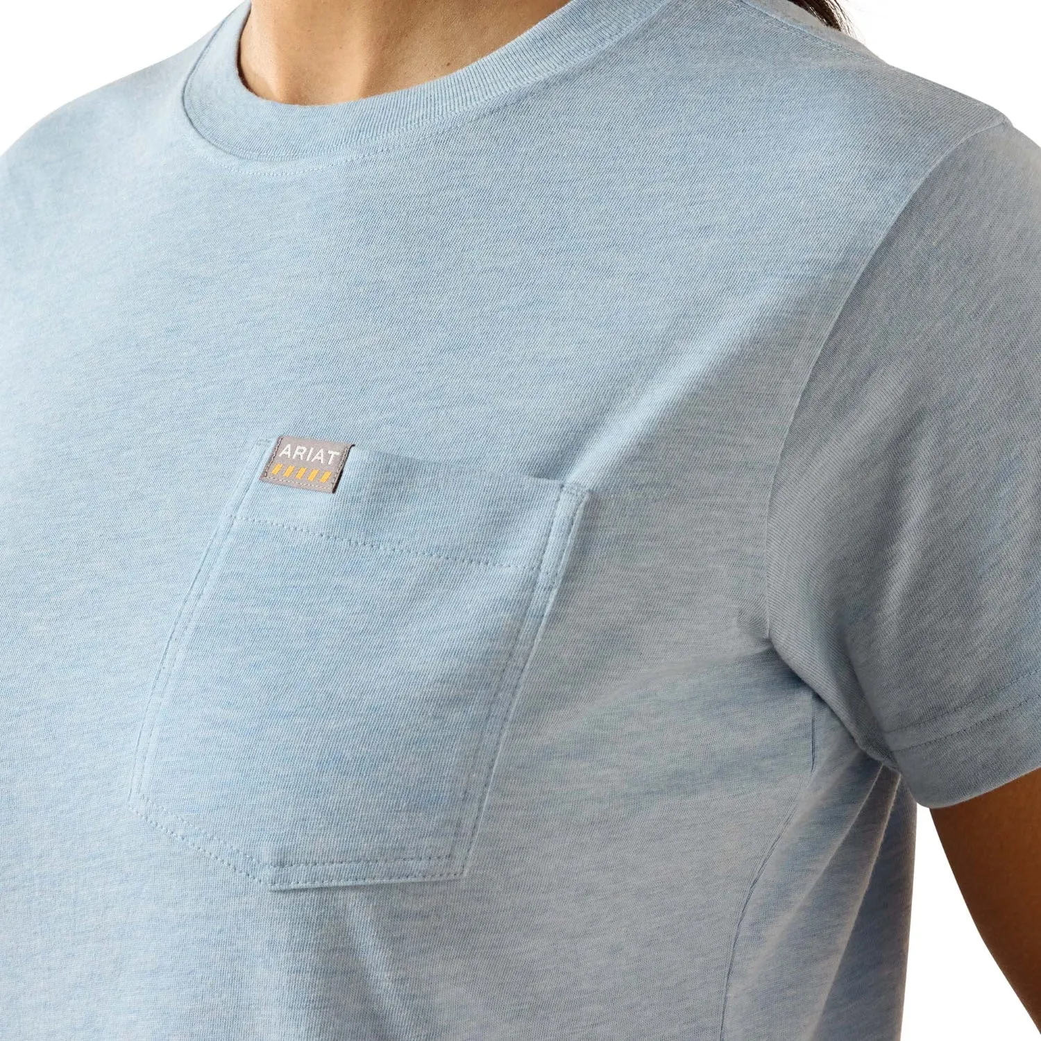 Ariat Women's Rebar CottonStrong™ Space Dye Short Sleeve T-Shirts sold by Work World product image thumbnail 3