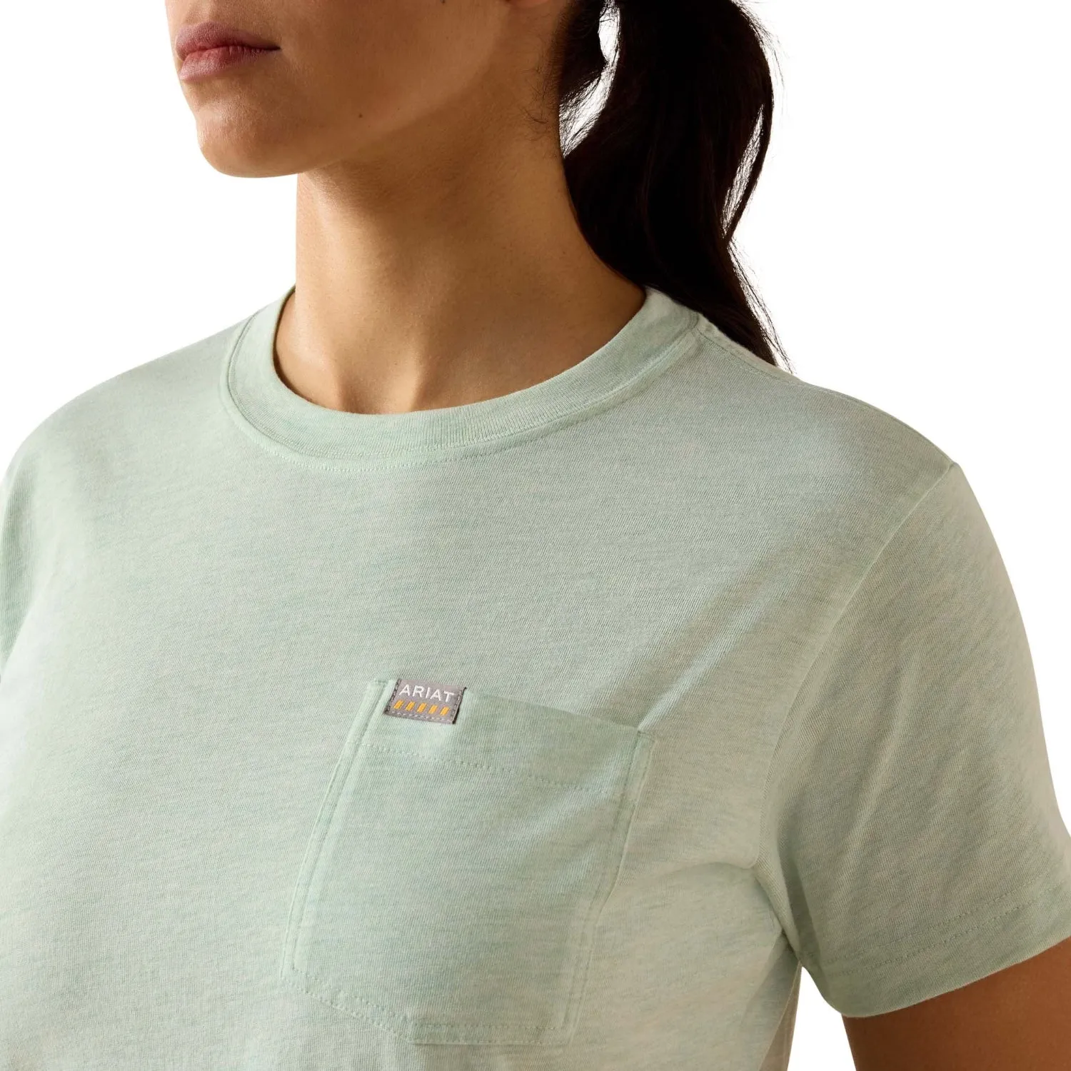 Ariat Women's Rebar Cotton Strong Space Dyed T-Shirt sold by Work World product image thumbnail 3