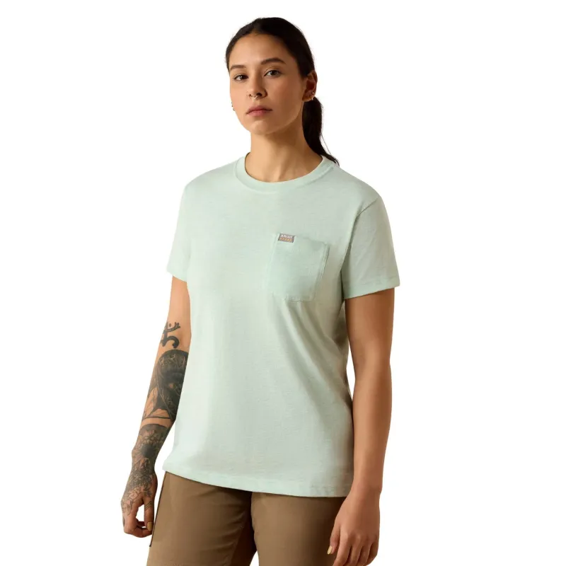 Ariat Women's Rebar Cotton Strong Space Dyed T-Shirt made by Ariat