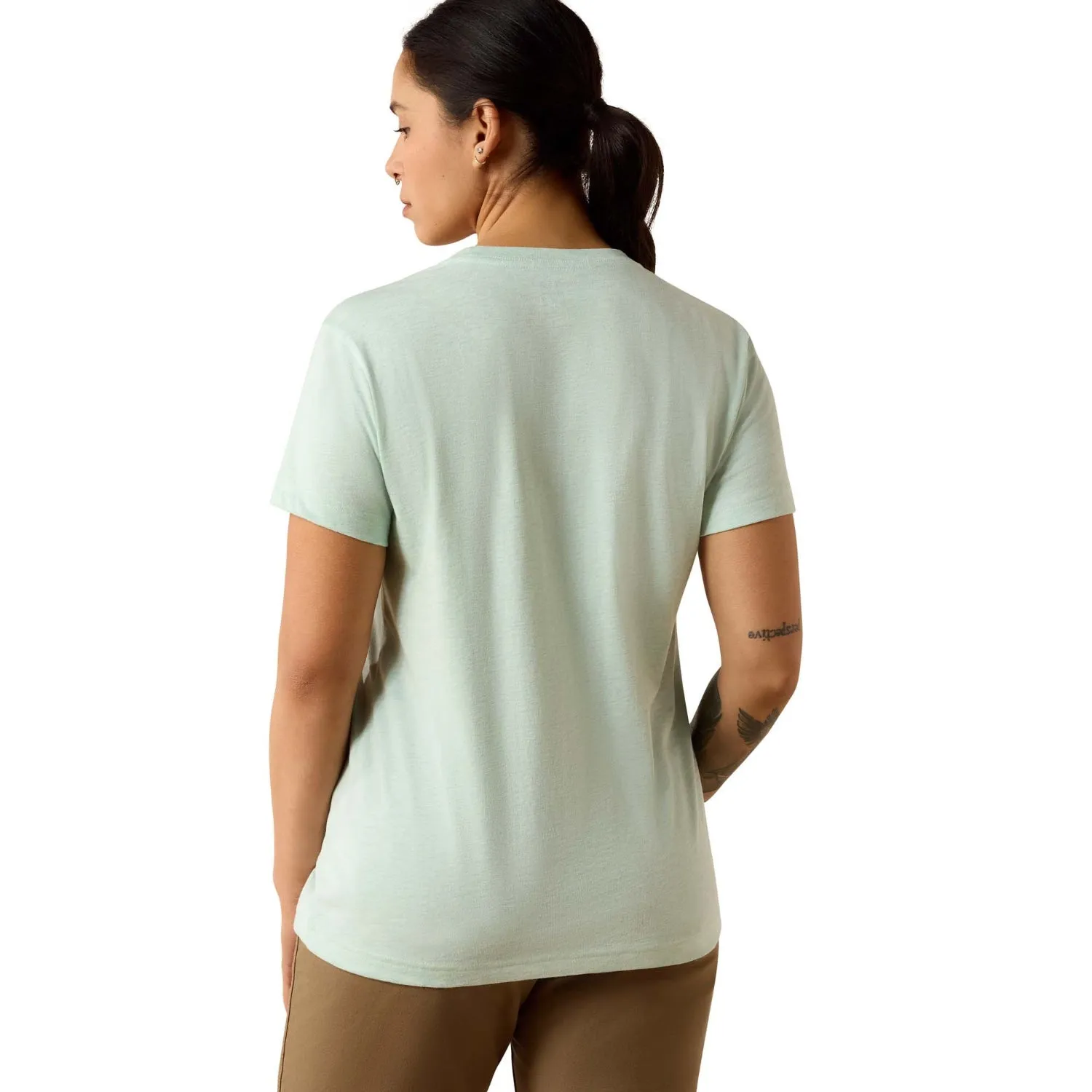 Ariat Women's Rebar Cotton Strong Space Dyed T-Shirt sold by Work World product image thumbnail 2