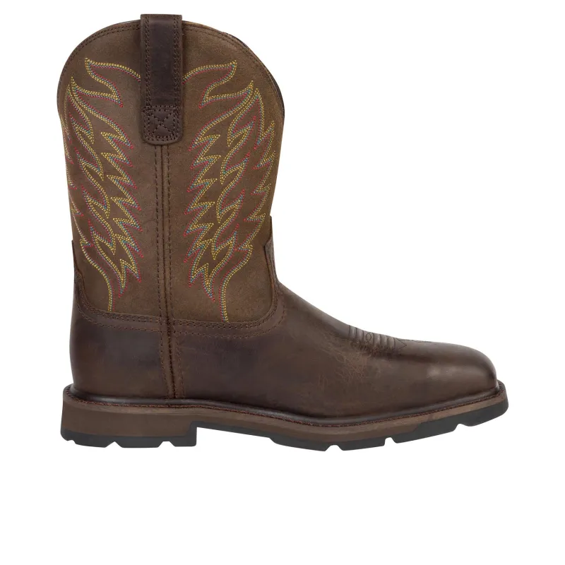 Ariat Men's Groundbreaker Wide Square Toe Steel Toe Work Boot made by Ariat