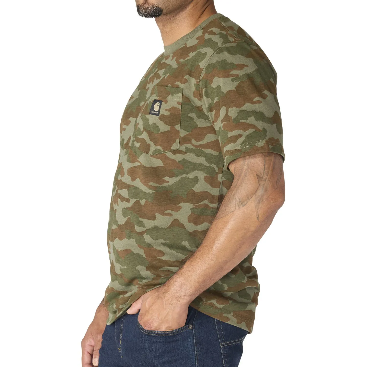 Carhartt Men's Irvine Relaxed Camo T-Shirt sold by Work World product image thumbnail 3