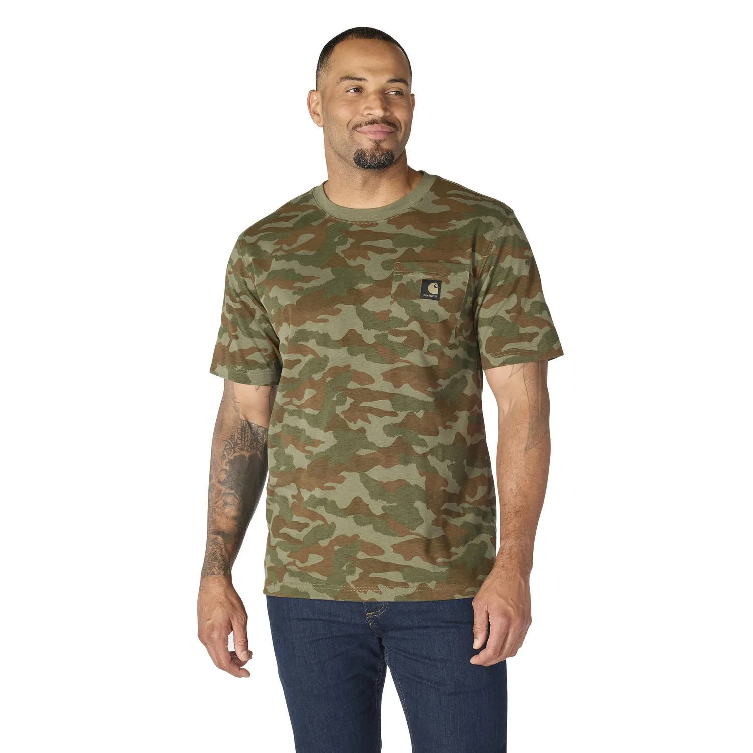 Carhartt Men's Irvine Relaxed Camo T-Shirt sold by Work World