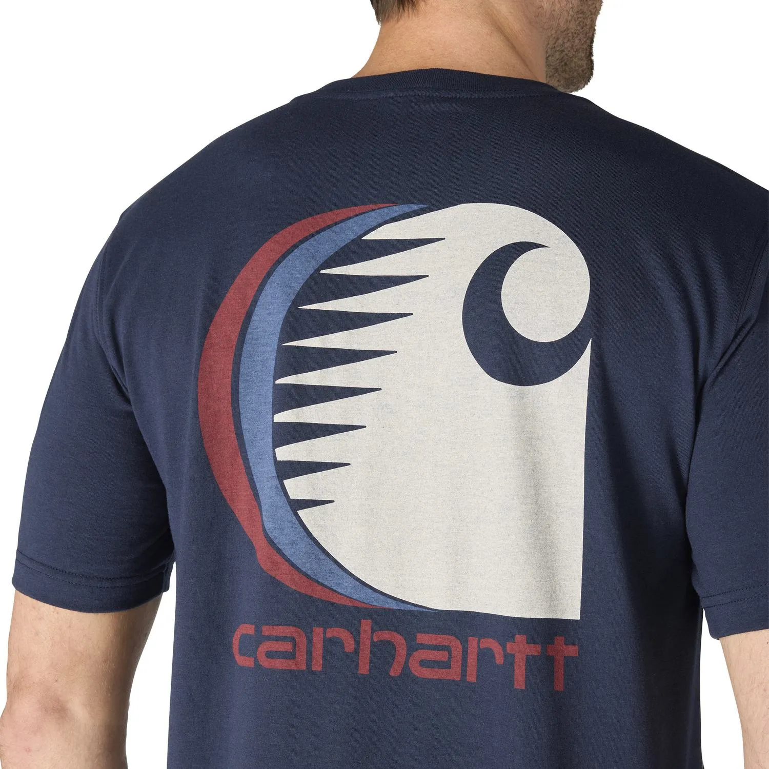 Carhartt Men's Irvine Relaxed C Logo T-Shirt sold by Work World product image thumbnail 4