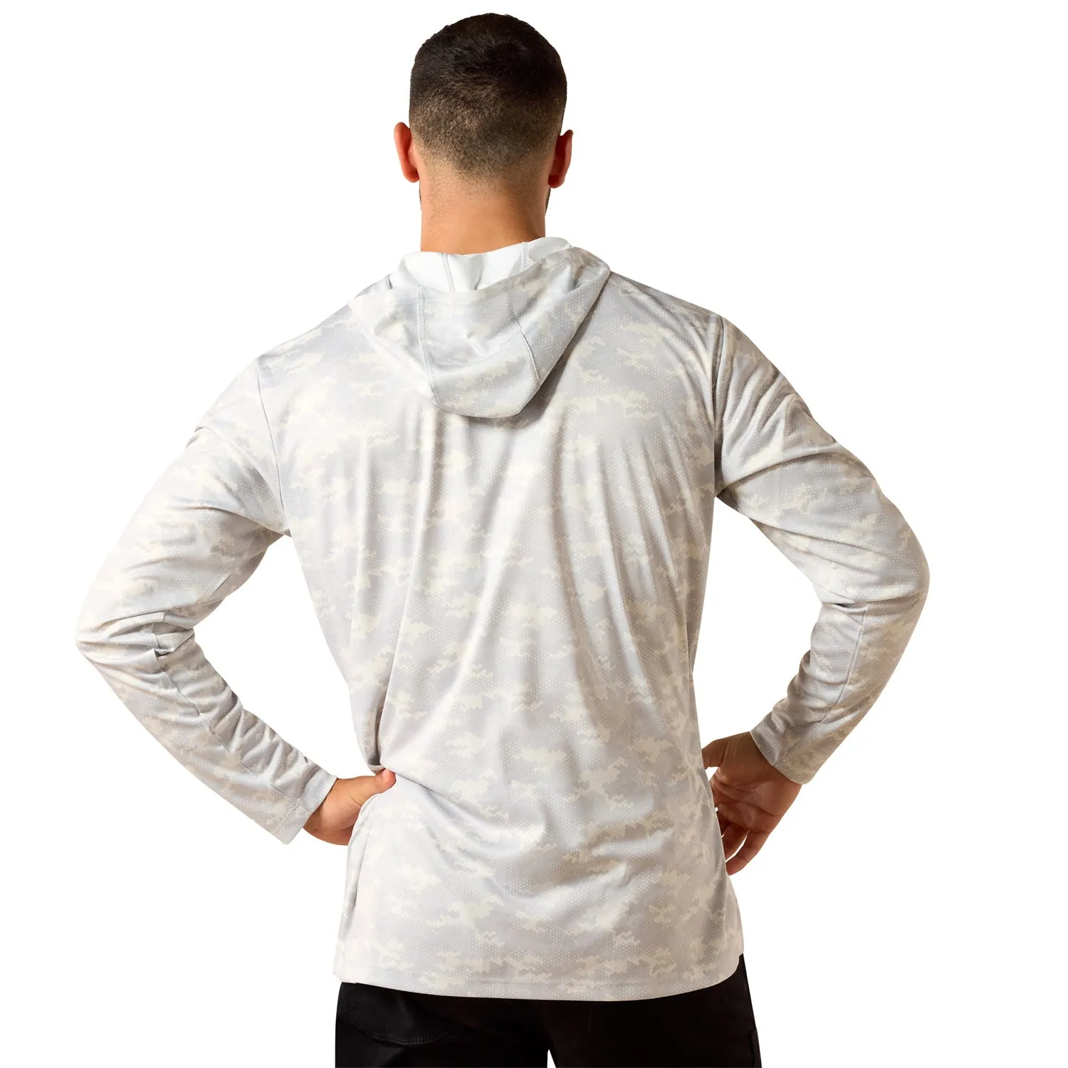 Ariat Men's Rebar Sunblocker Printed Craft Hooded Long Sleeve T-Shirt sold by Work World product image thumbnail 2