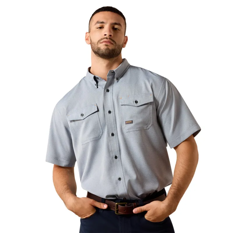 Ariat Men's Rebar Made Tough VentTEK DuraStretch Work Shirt sold by Work World