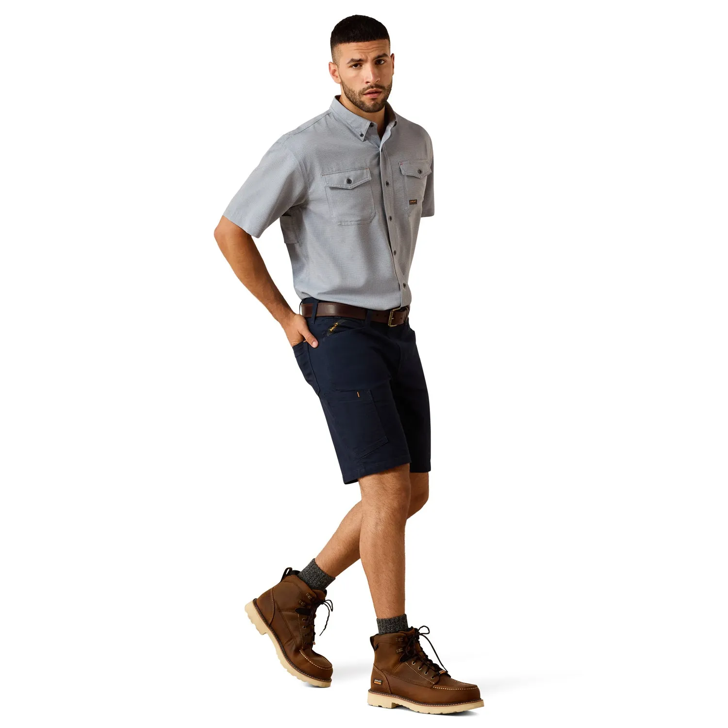 Ariat Men's Rebar Made Tough VentTEK DuraStretch Work Shirt sold by Work World product image thumbnail 5