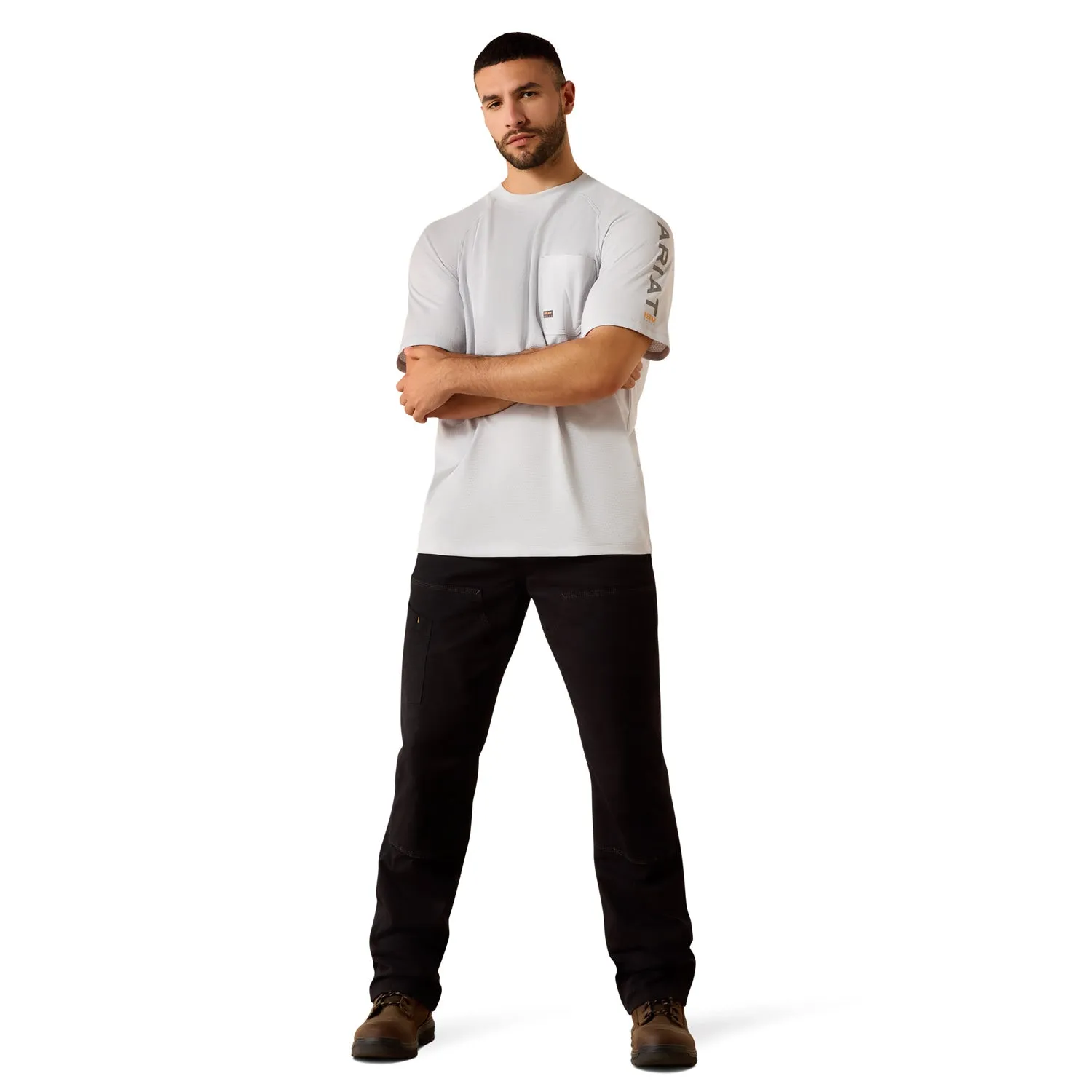 Ariat Men's Rebar Heat Fighter T-Shirt sold by Work World product image thumbnail 4