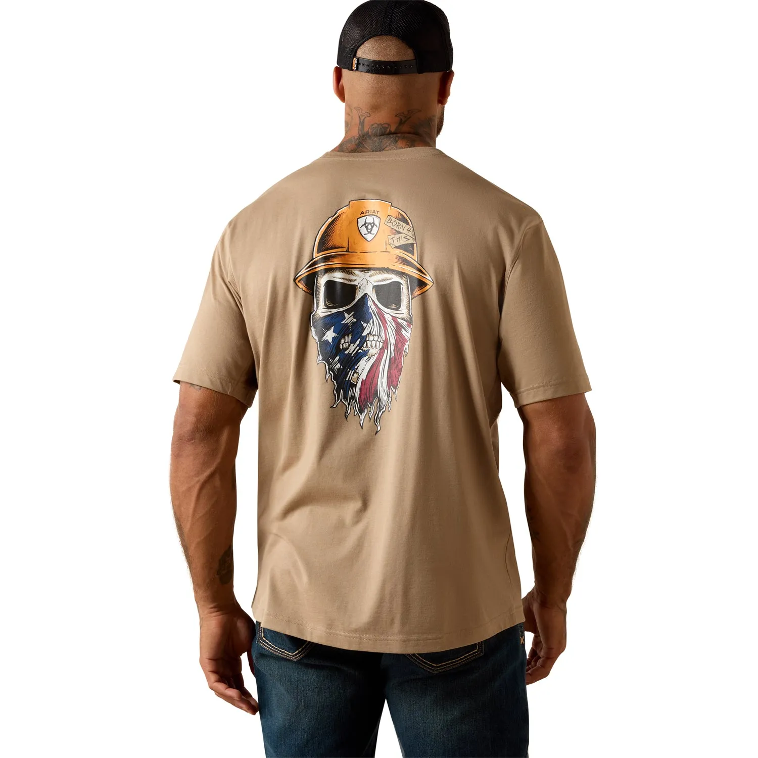 Ariat Men's Rebar Workman Born For This T-Shirt sold by Work World