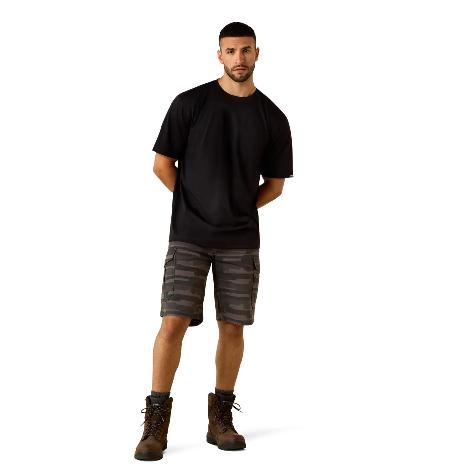 Ariat Men's Rebar Heat Fighter Roughneck T-Shirt sold by Work World product image thumbnail 4