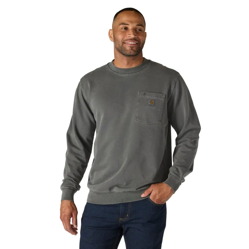 Carhartt Men's Durham Garment Dyed Crewneck Sweatshirt made by Carhartt