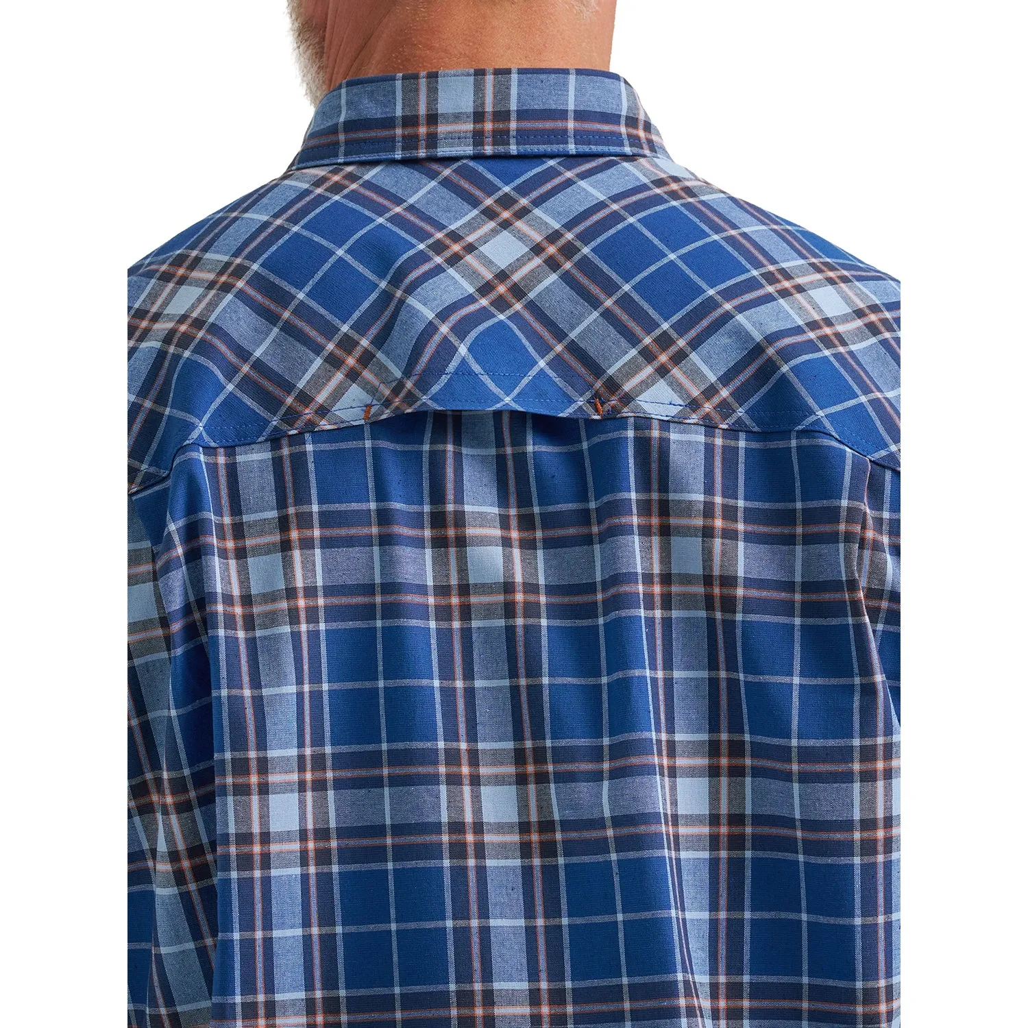 Wrangler Men's RIGGS Workwear® Foreman Plaid Work Shirt sold by Work World product image thumbnail 4