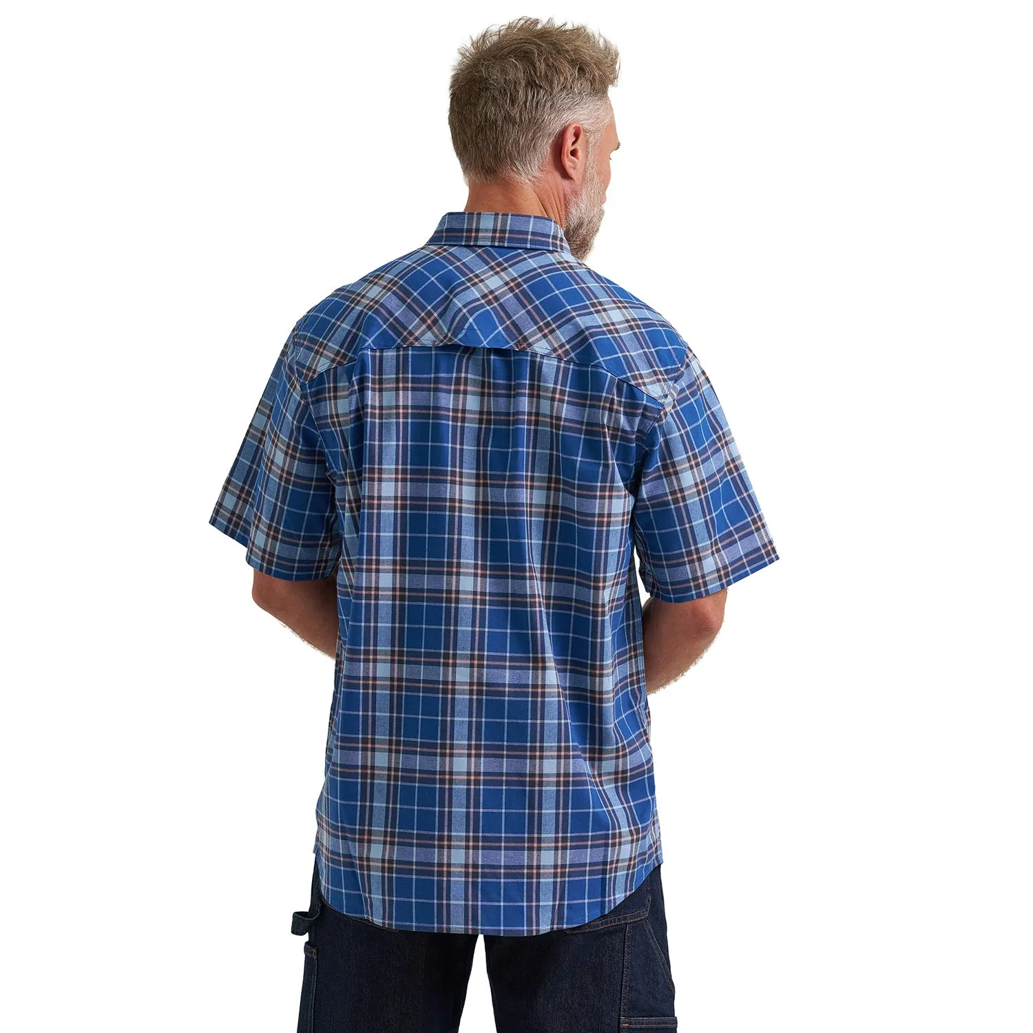 Wrangler Men's RIGGS Workwear® Foreman Plaid Work Shirt sold by Work World product image thumbnail 2