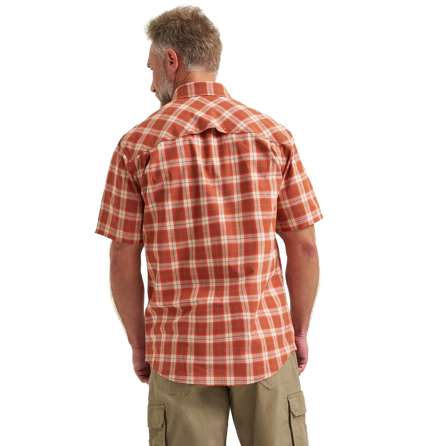Wrangler Men's RIGGS Workwear® Foreman Plaid Work Shirt sold by Work World product image thumbnail 2