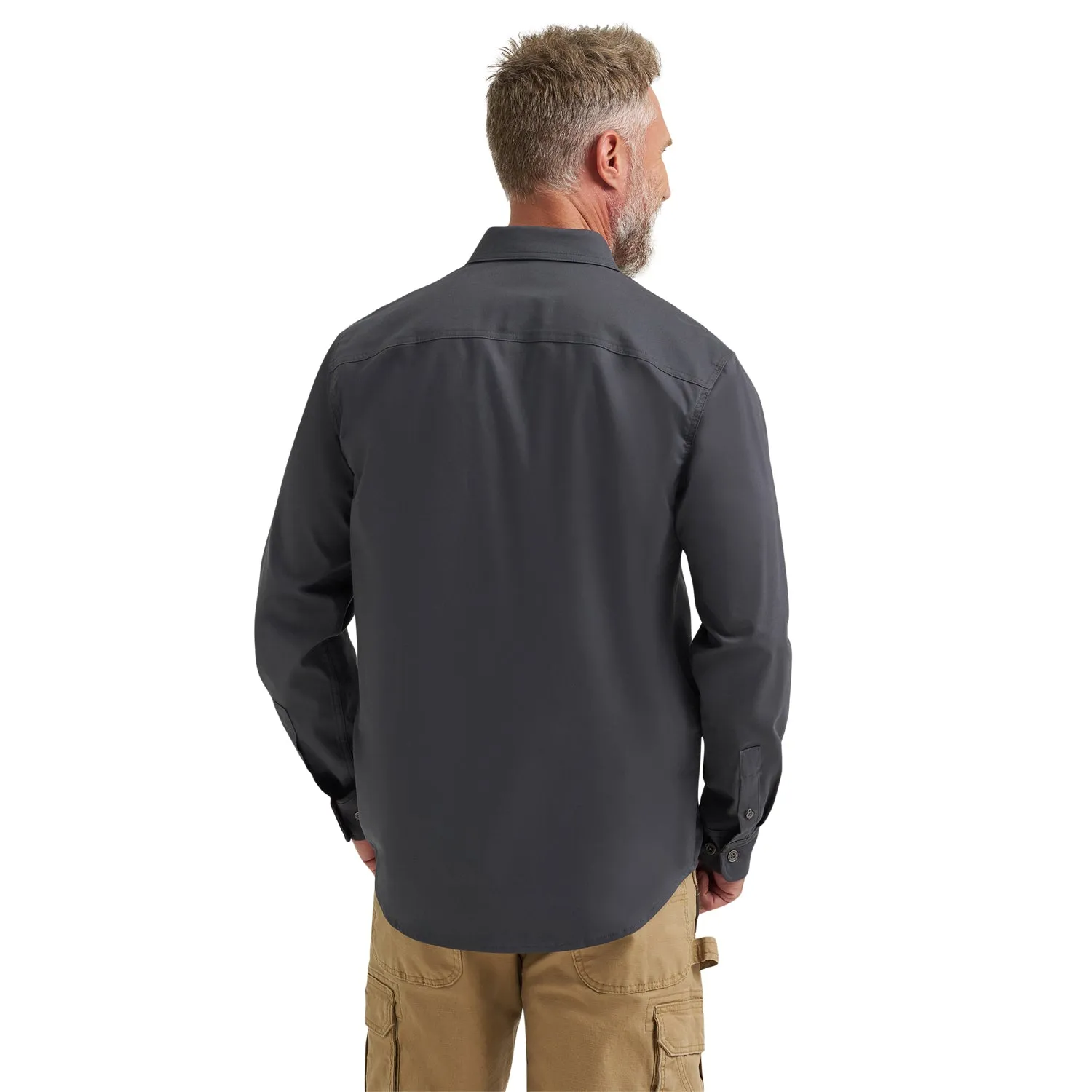 Wrangler Men's RIGGS Workwear® Ground Cloth Work Shirt sold by Work World product image thumbnail 2