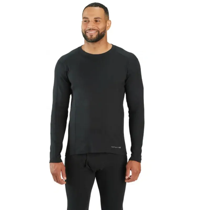 Carhartt Men's Midweight Cotton Rib Crewneck Baselayer Long Sleeve Top sold by Work World