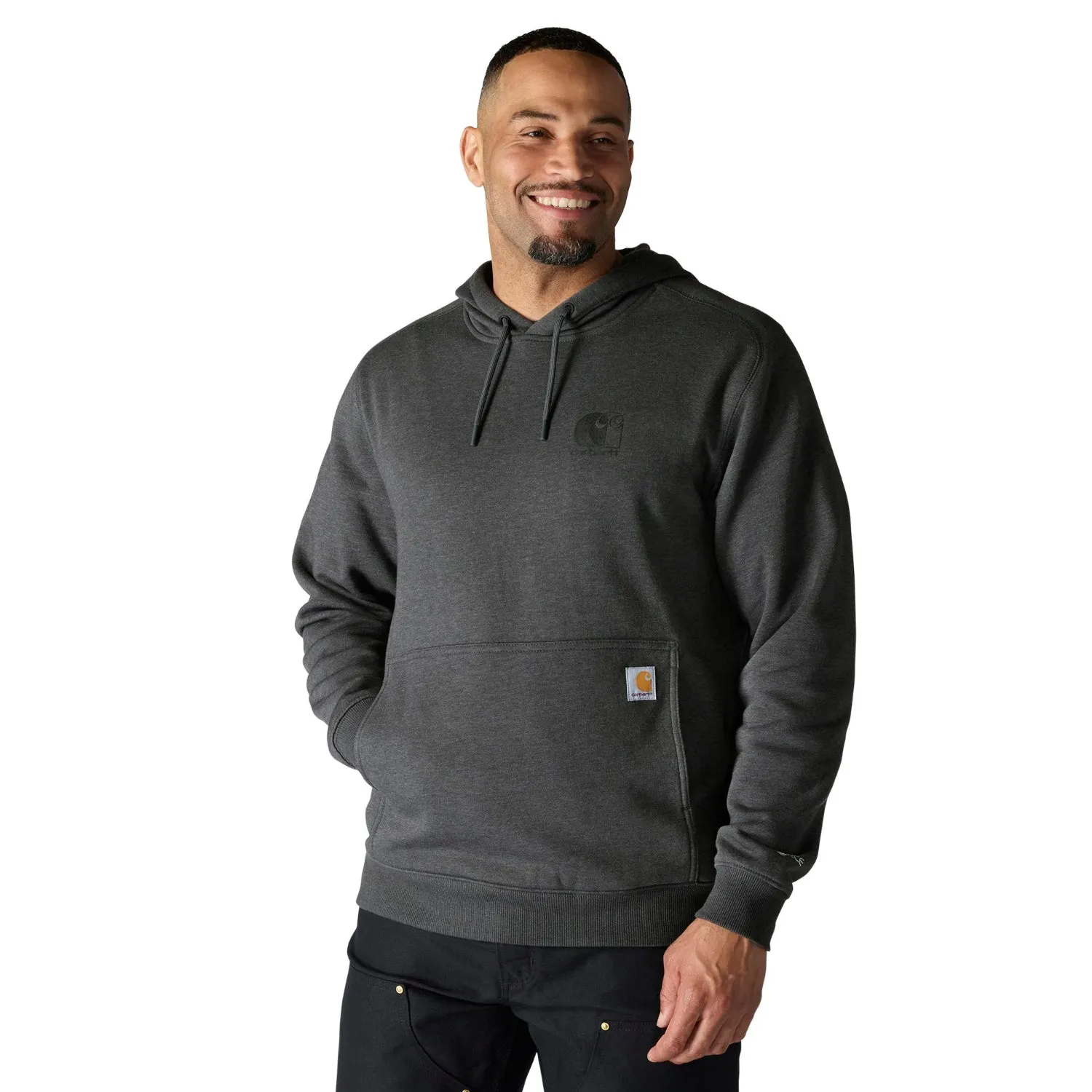 Carhartt Men's Force Relaxed Fit Logo Graphic Sweatshirt sold by Work World