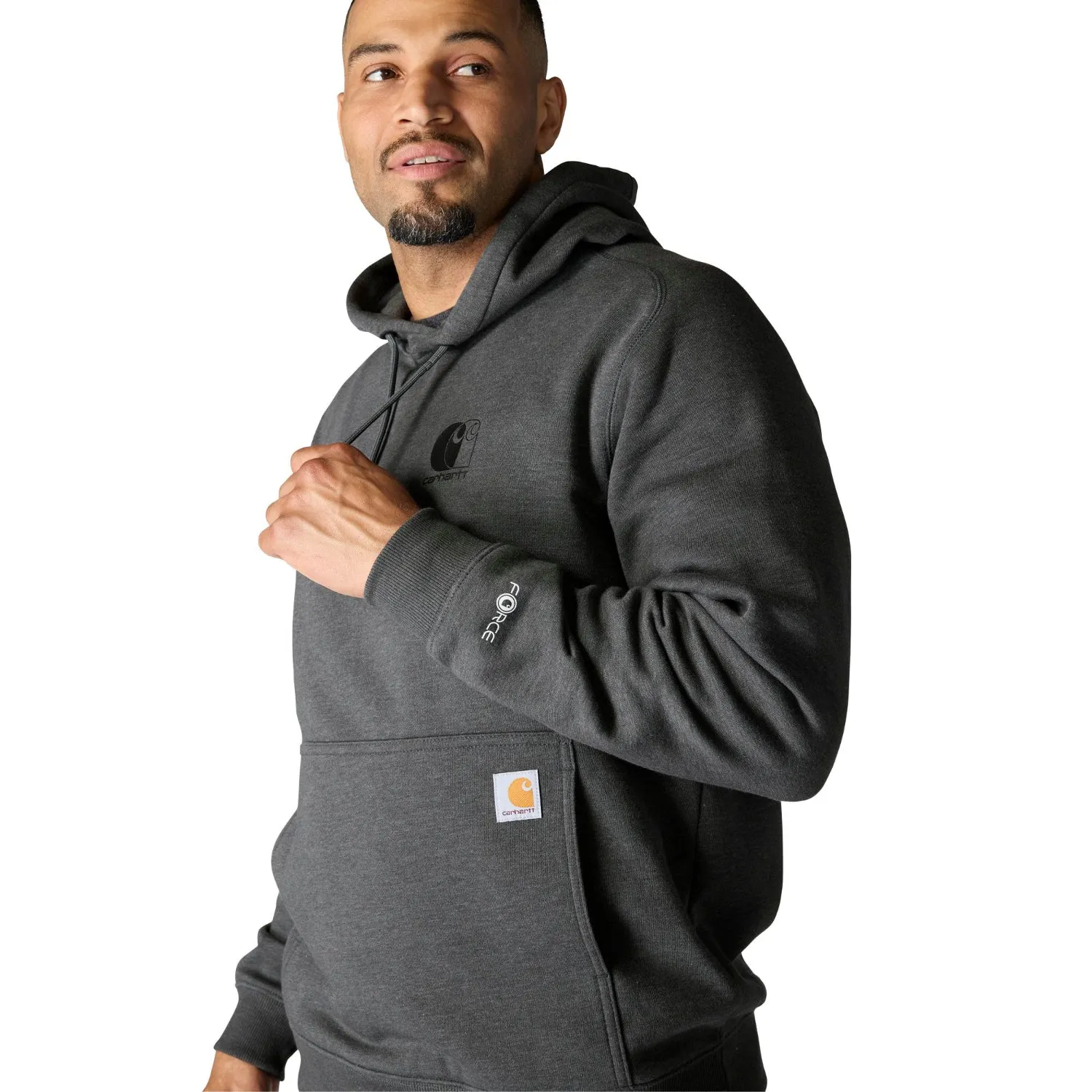 Carhartt Men's Force Relaxed Fit Logo Graphic Sweatshirt sold by Work World product image thumbnail 2